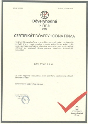 Certifikát 1