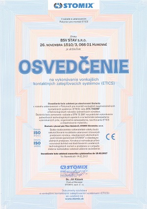 Certifikát 2
