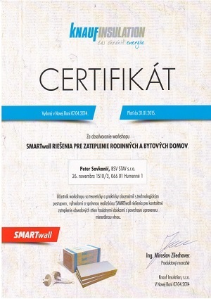 Certifikát 3