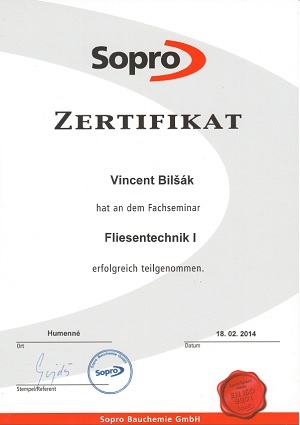 Certifikát 4