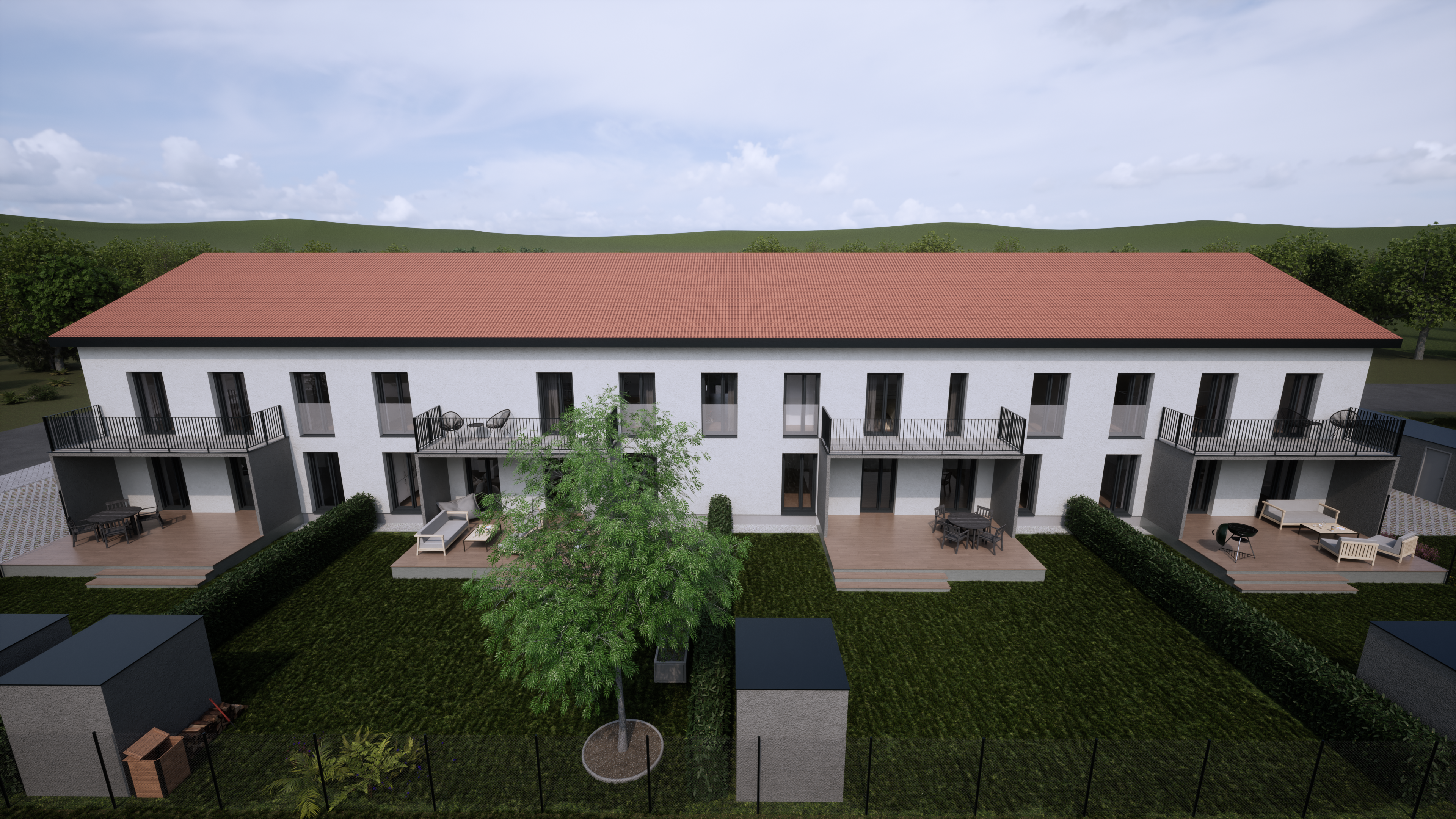 Exteriér projektu Byty Strážske 11