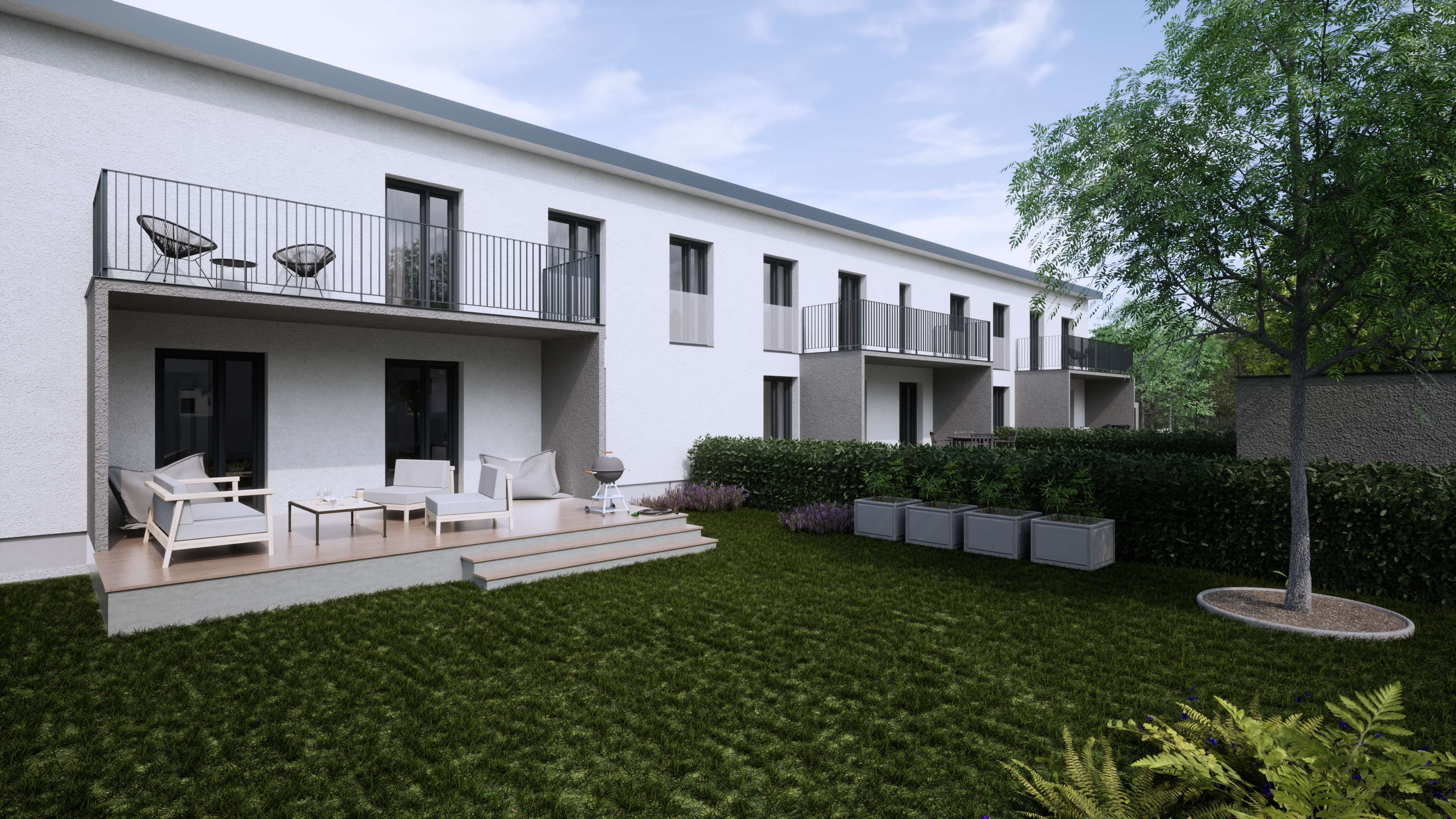 Exteriér projektu Byty Strážske 12