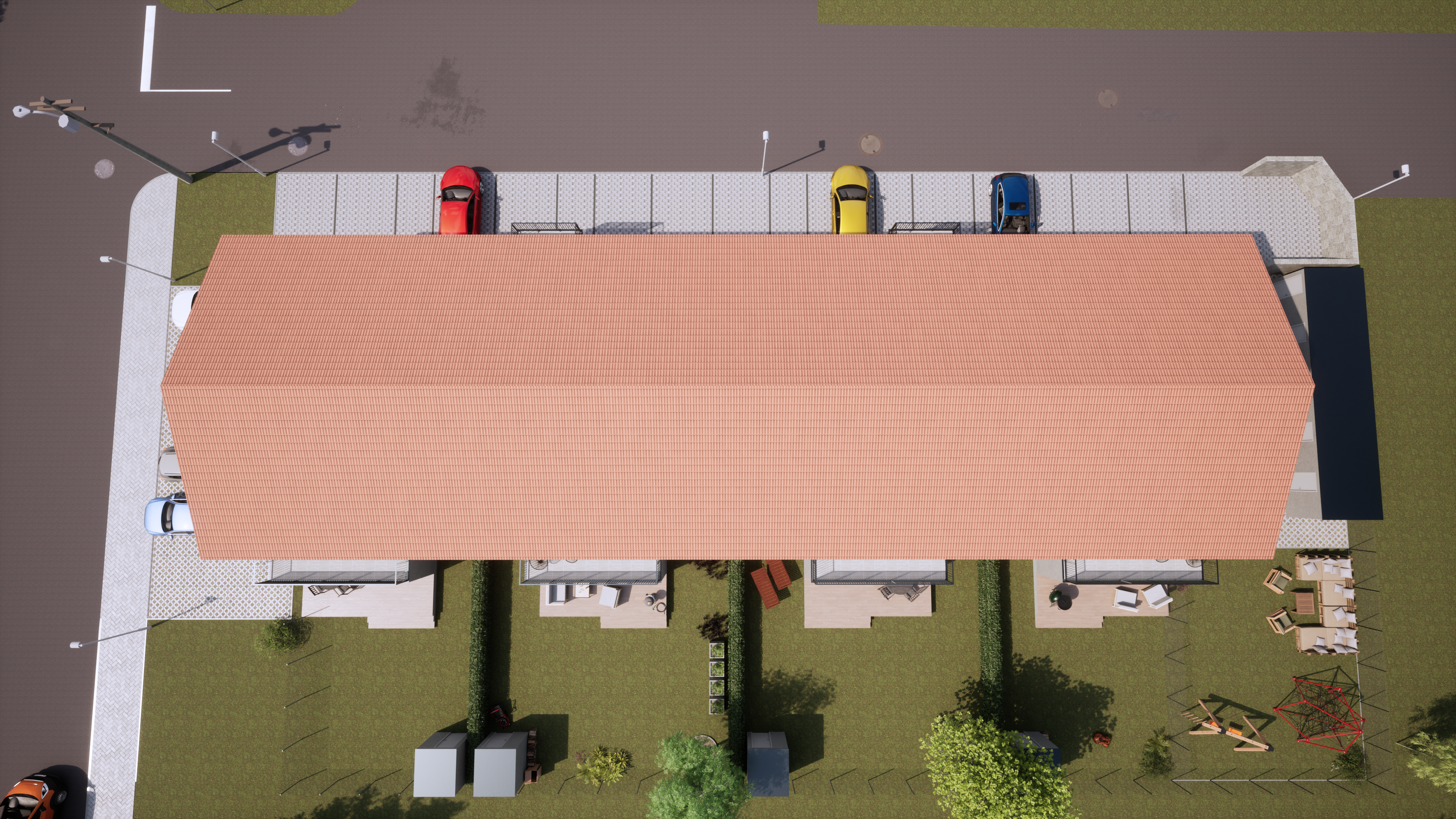 Exteriér projektu Byty Strážske 14