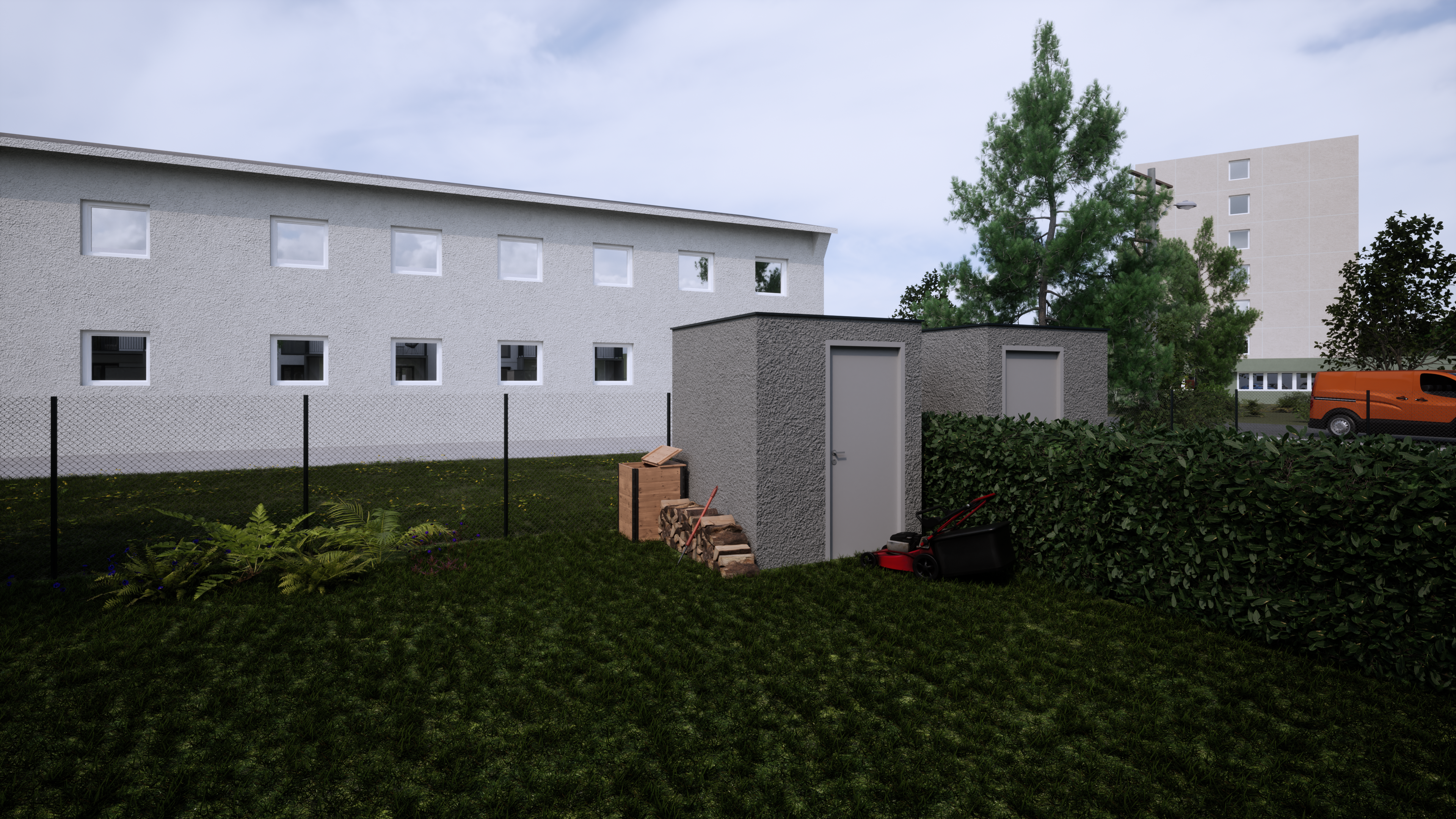 Exteriér projektu Byty Strážske 6
