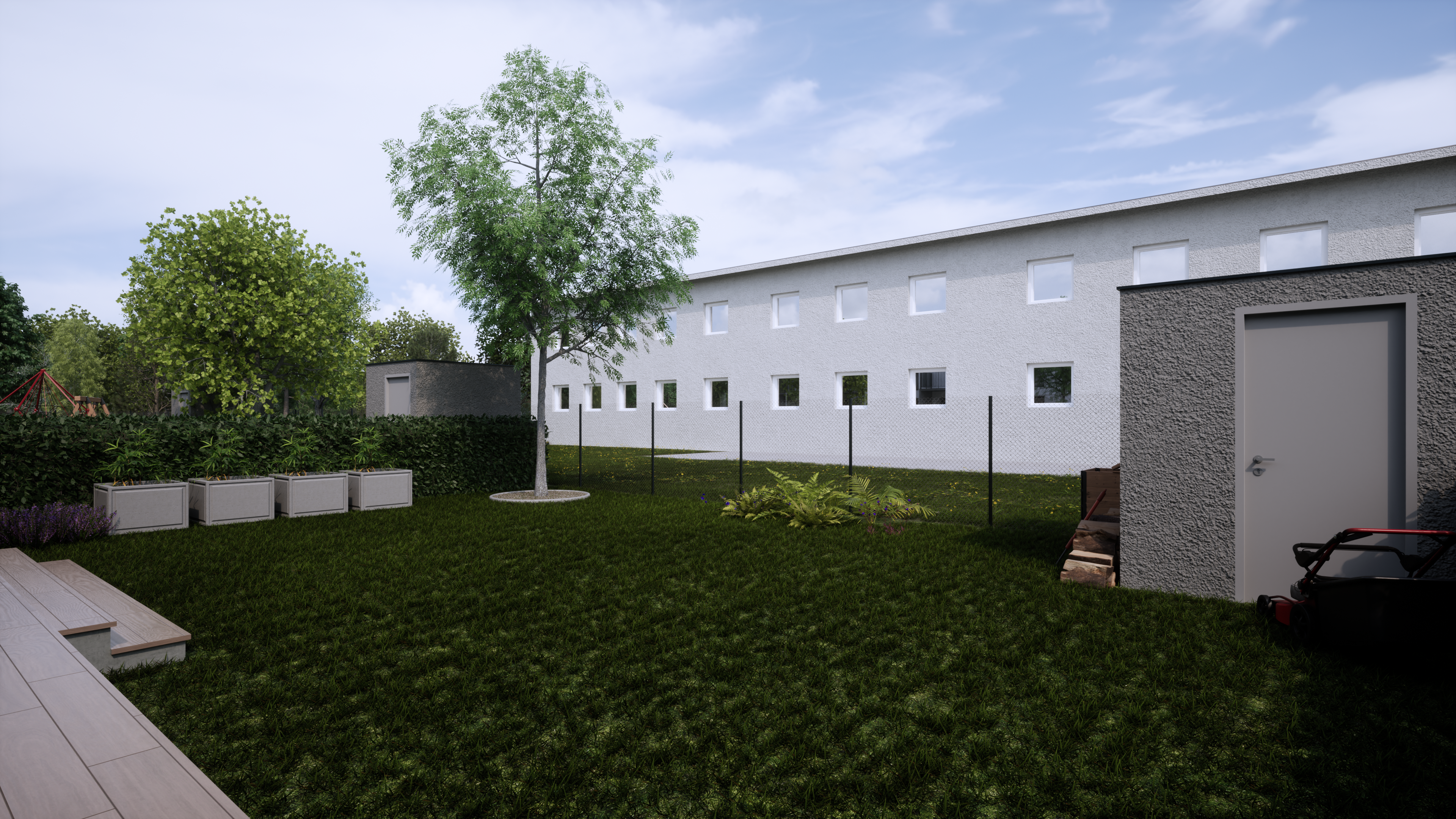 Exteriér projektu Byty Strážske 8