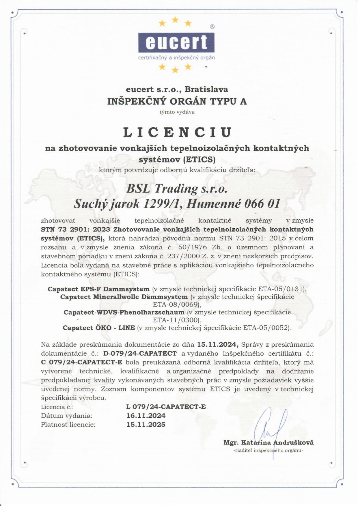 Certifikát 2025 / 3